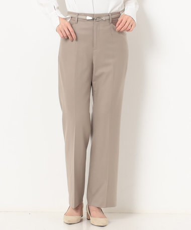 セットアップ対応】2WAY ストレッチフラノ スリムストレートパンツ（01