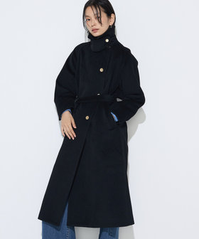 アンゴラウール ロングトレンチコート（01-15WM05-205）｜K.T キヨコ