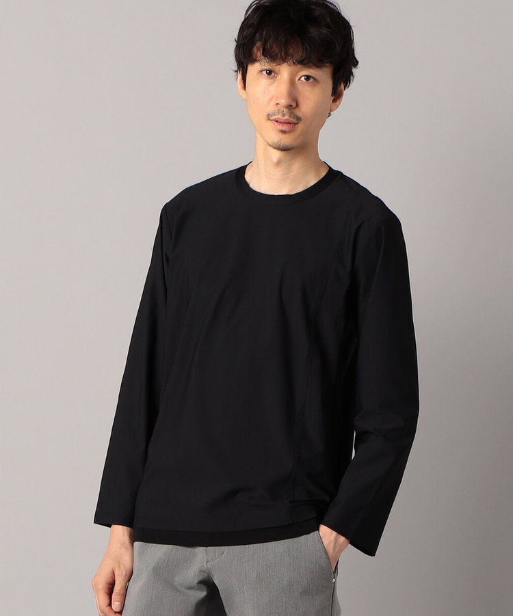 ロングスリーブ切り替えTシャツ（07-40TI11-204）｜コムサメン（COMME