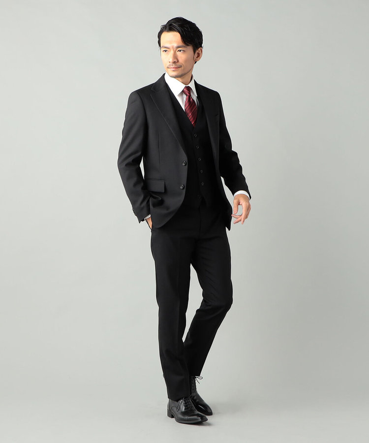 ウールトロピカル プレーンカラー スーツ（07-01SG01-204