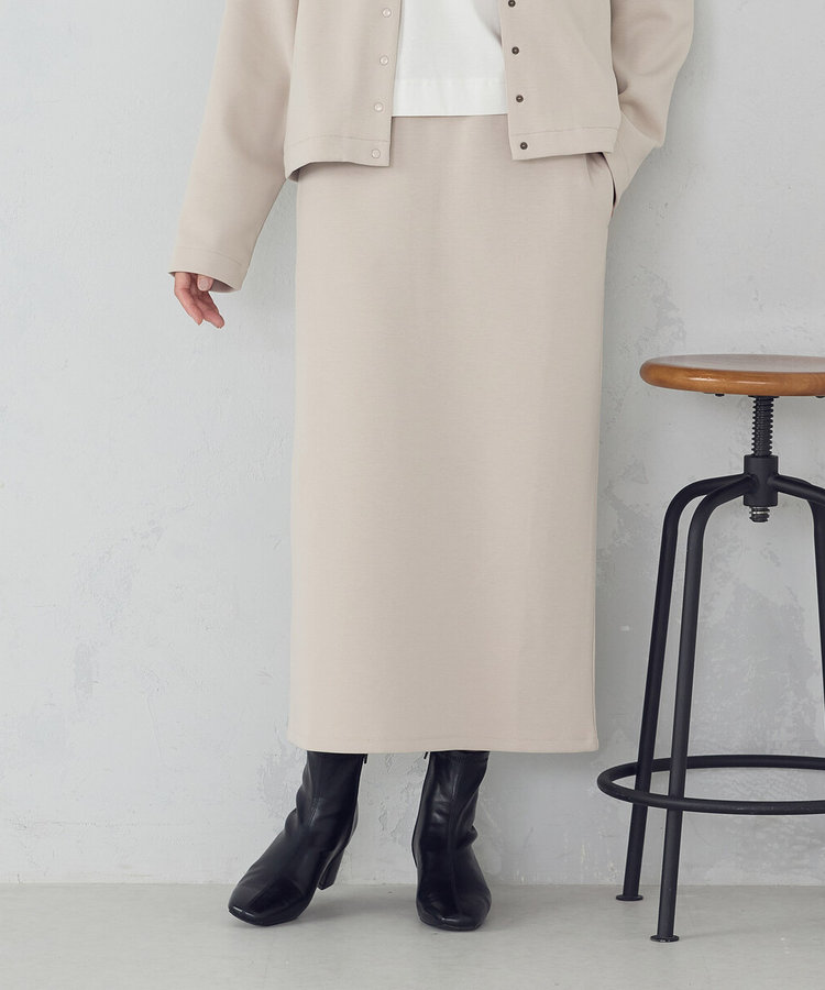 新色追加】ダンボールニット ナロースカート / セットアップ対応（12