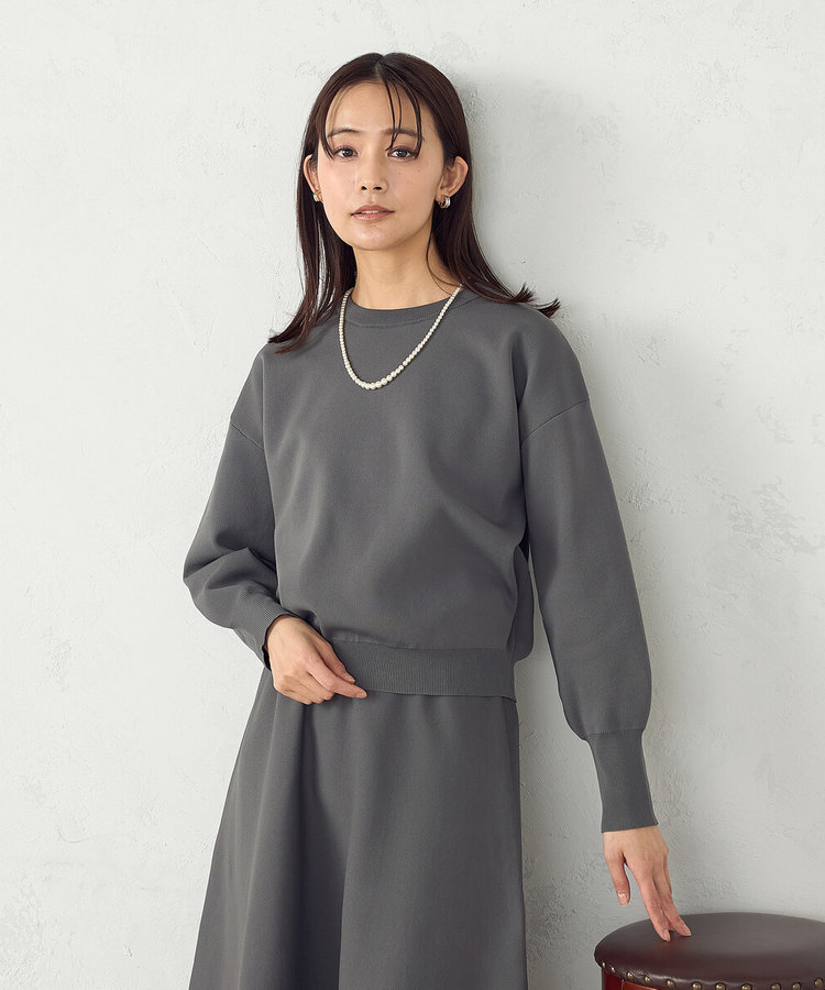 後ろファスナーニット / セットアップ対応（12-76KK06-205