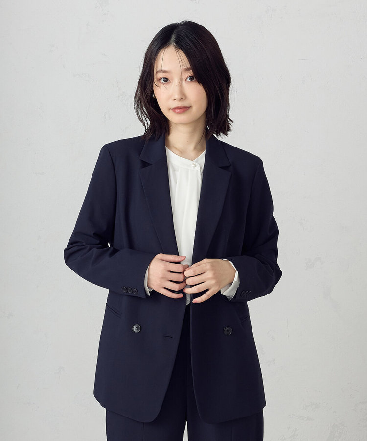 プラステ]JALオリジナル プライムストレッチジャケット NAVY L 【公式