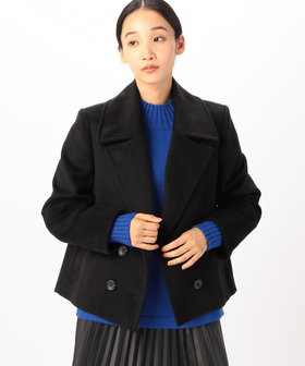 ウール混 ビーバー ピーコート（12-26WI02-204）｜コムサイズム（COMME