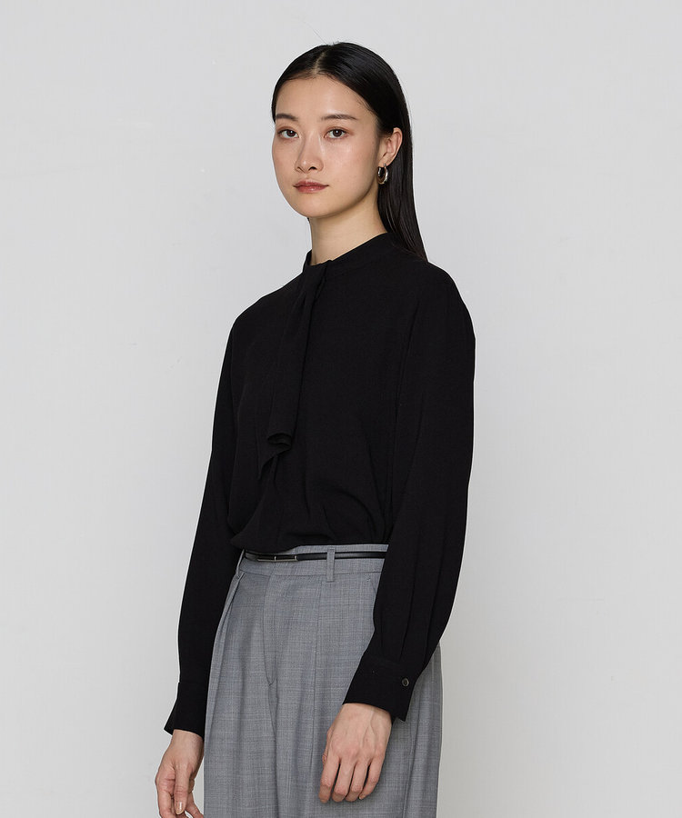 2WAY】パウダリージョーゼット ボウブラウス（15-73HK03-205）｜コムサ