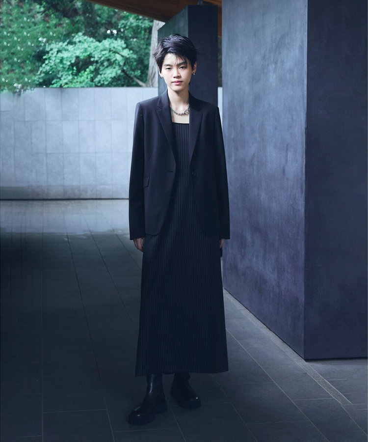 ブライトリーセットアップ／セットアップ対応】マニッシュストライプ