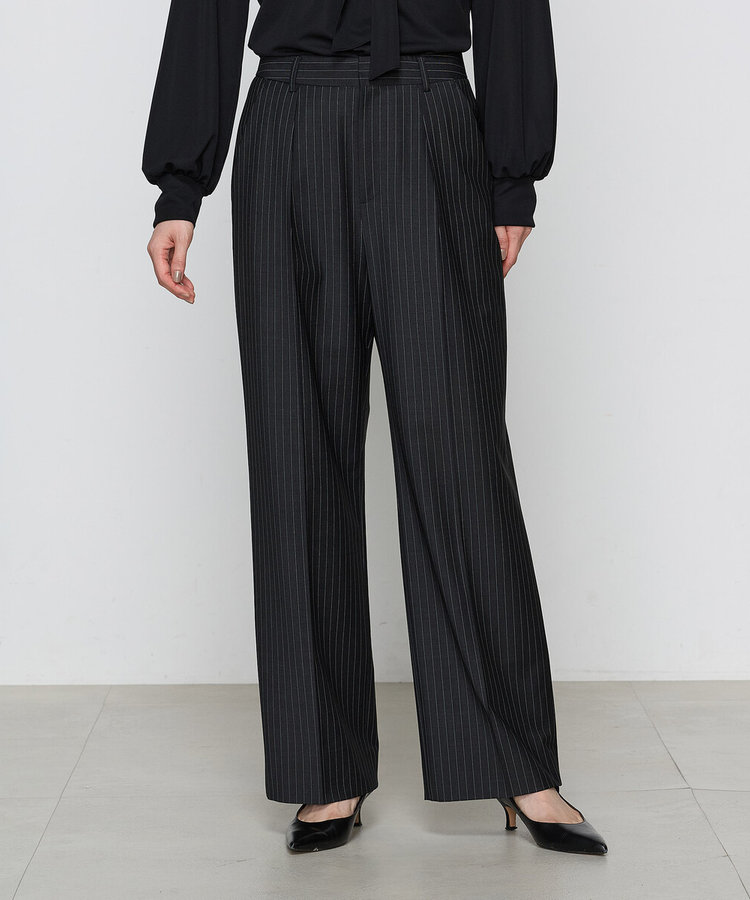 セットアップ対応】ブライトリートロストライプ ワイドパンツ（15