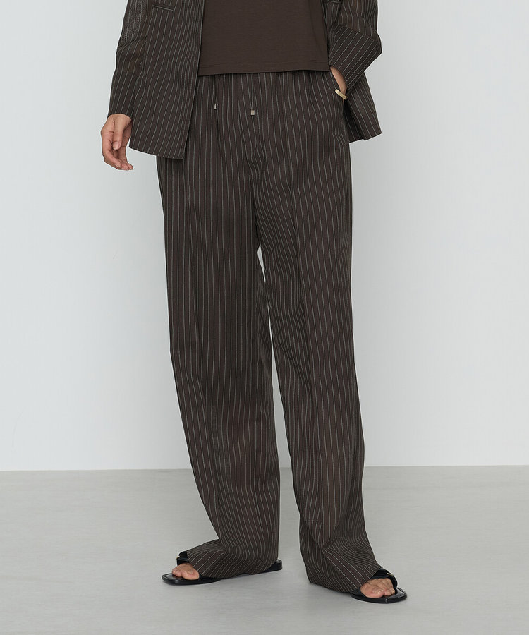 セットアップ対応】シアーボイルストライプ パンツ（15-05PK09-205