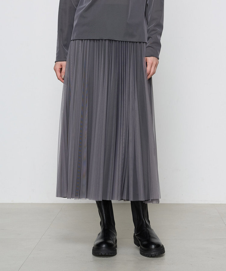 ブライトリーセットアップ】ソフトチュール×オーガンジートリコット