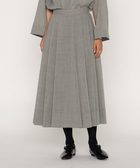 ウールボイル タックスカート（18-07FM02-205）｜（Maison Platinum