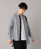 アシンメトリー ストライプシャツ（27-55IM01-205）｜ベータメン（β