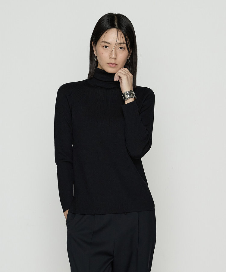 リブ タートルネック（28-23IM10-205）｜バジーレ28（BASILE28