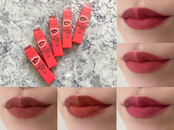 リップモンスター」からスフレマットタイプが登場！全5色をスウォッチ