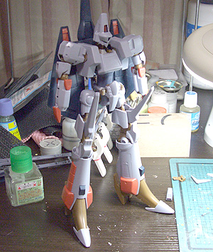 1/100 エルガイム Mk-Ⅱ 製作(仮組): G-CUBE製作日誌