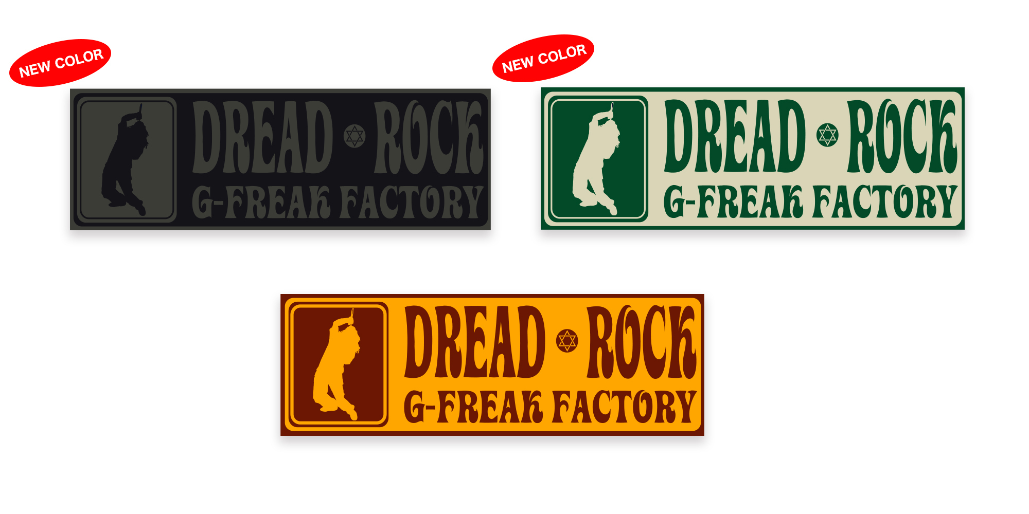 DREAD ROCKステッカー新色登場！「G-FREAK FACTORY 