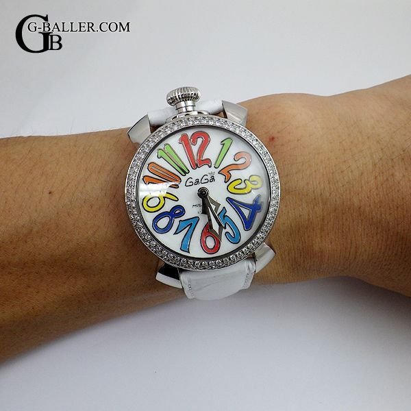 ガガミラノ マヌアーレ 40mm ダイヤ ベゼル GaGa milano 正規品
