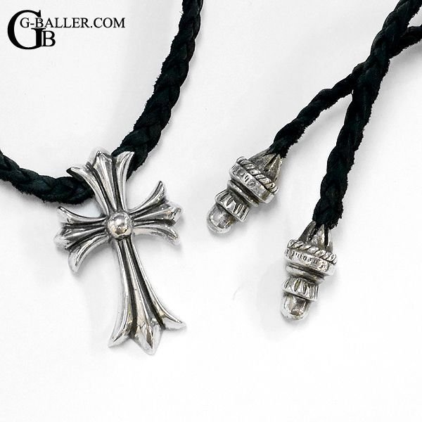 クロムハーツ修理 革紐 レザーブレイド ボロチップ 交換 CHクロス