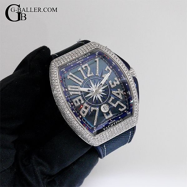 フランクミュラーアフターダイヤ | ヴァンガード ヨッティング パヴェ