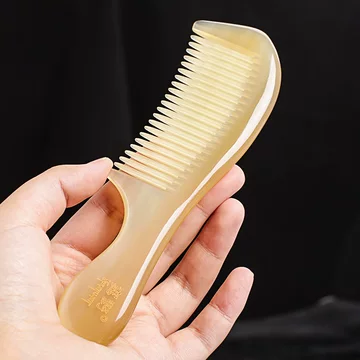 シープホーンコーム ナチュラルホーンコーム 羊角 天然角 ハンドメイド