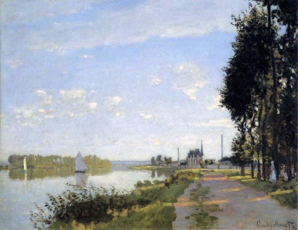 クロード・モネ 「アルジャントゥイユの散歩道」の画像 - ジーソザイ