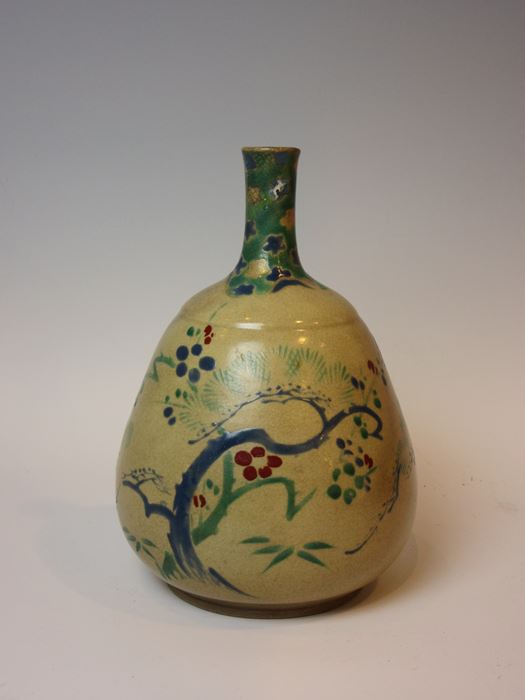 古清水 色絵松竹梅文徳利｜商品一覧｜GALLERY 帝塚山