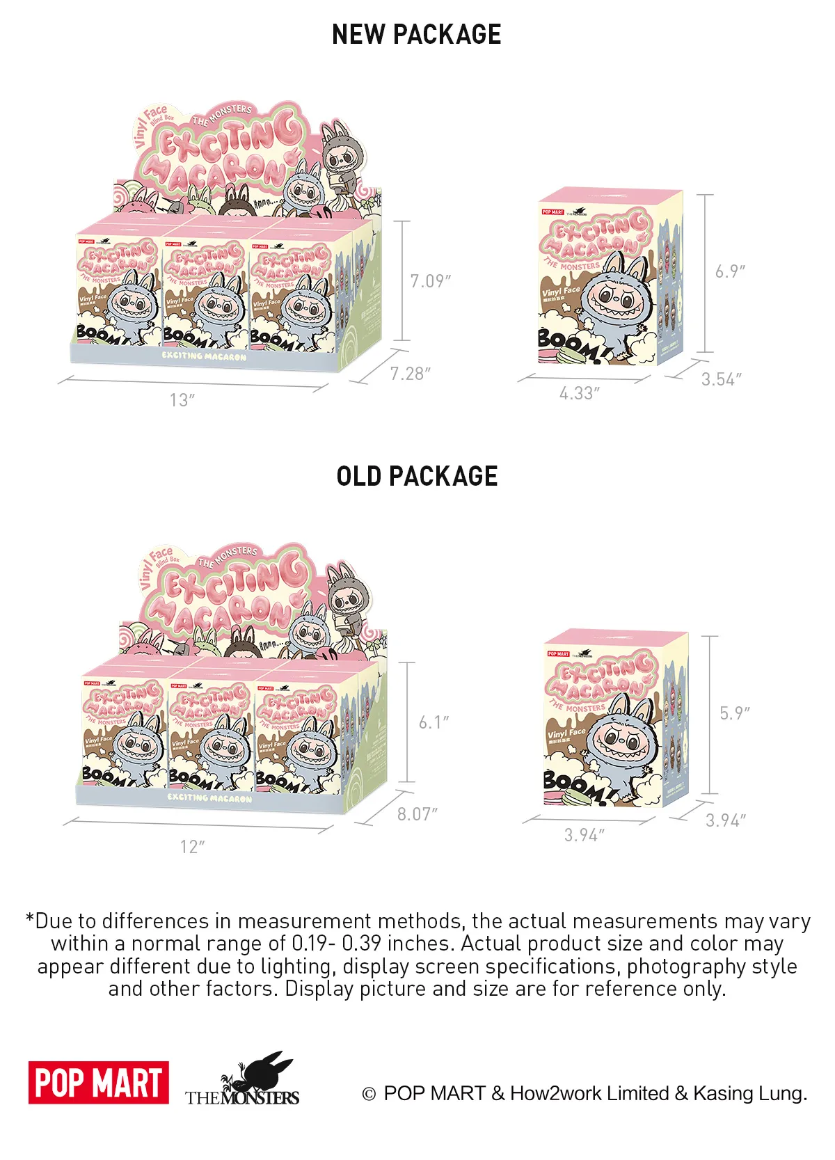 Labubu Exciting Macaron Vinyl Face Blind Box - THE MONSTERS – GC Hobby