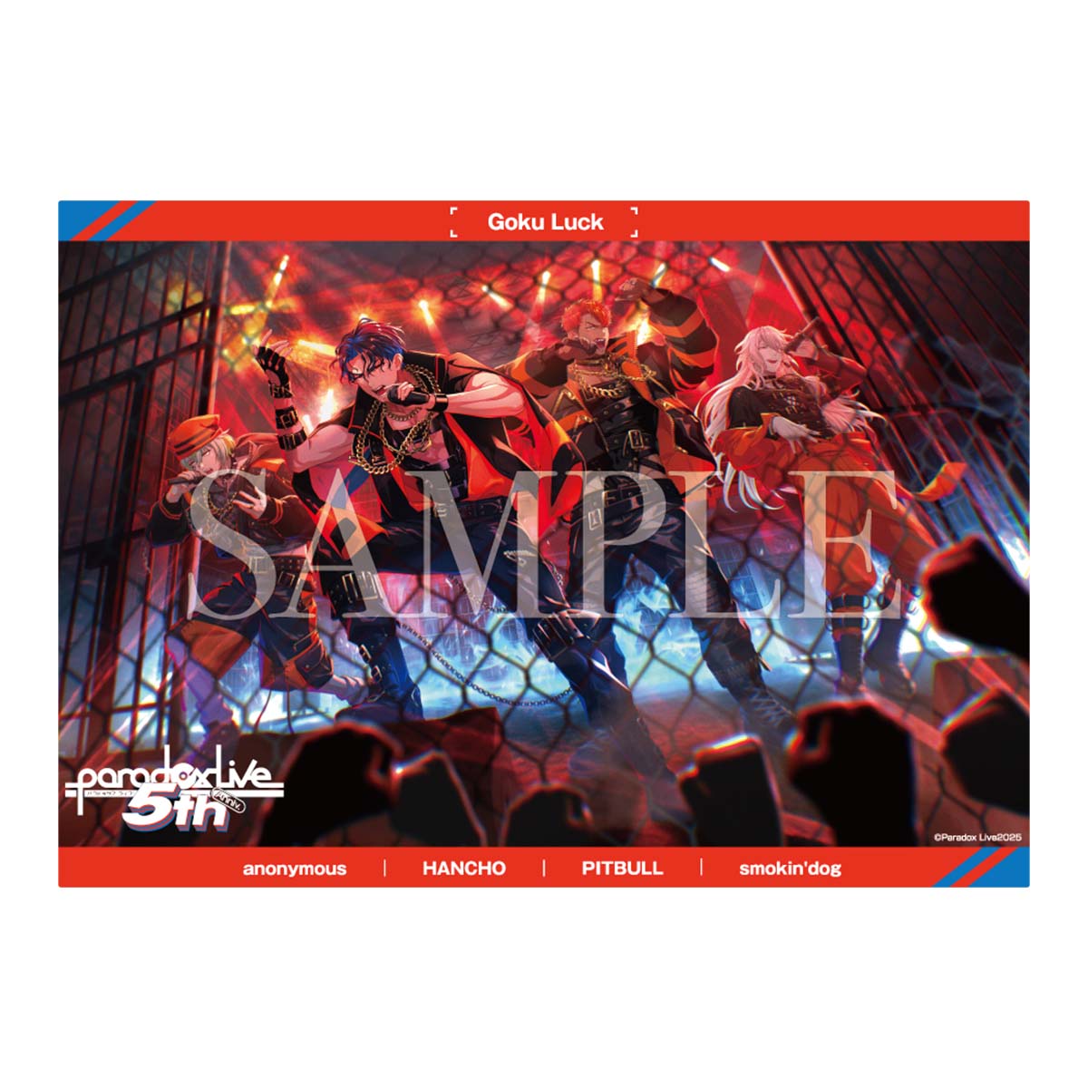 Paradox Live 5th Anniversary A3クリアポスター – GCRESTORE ジーク