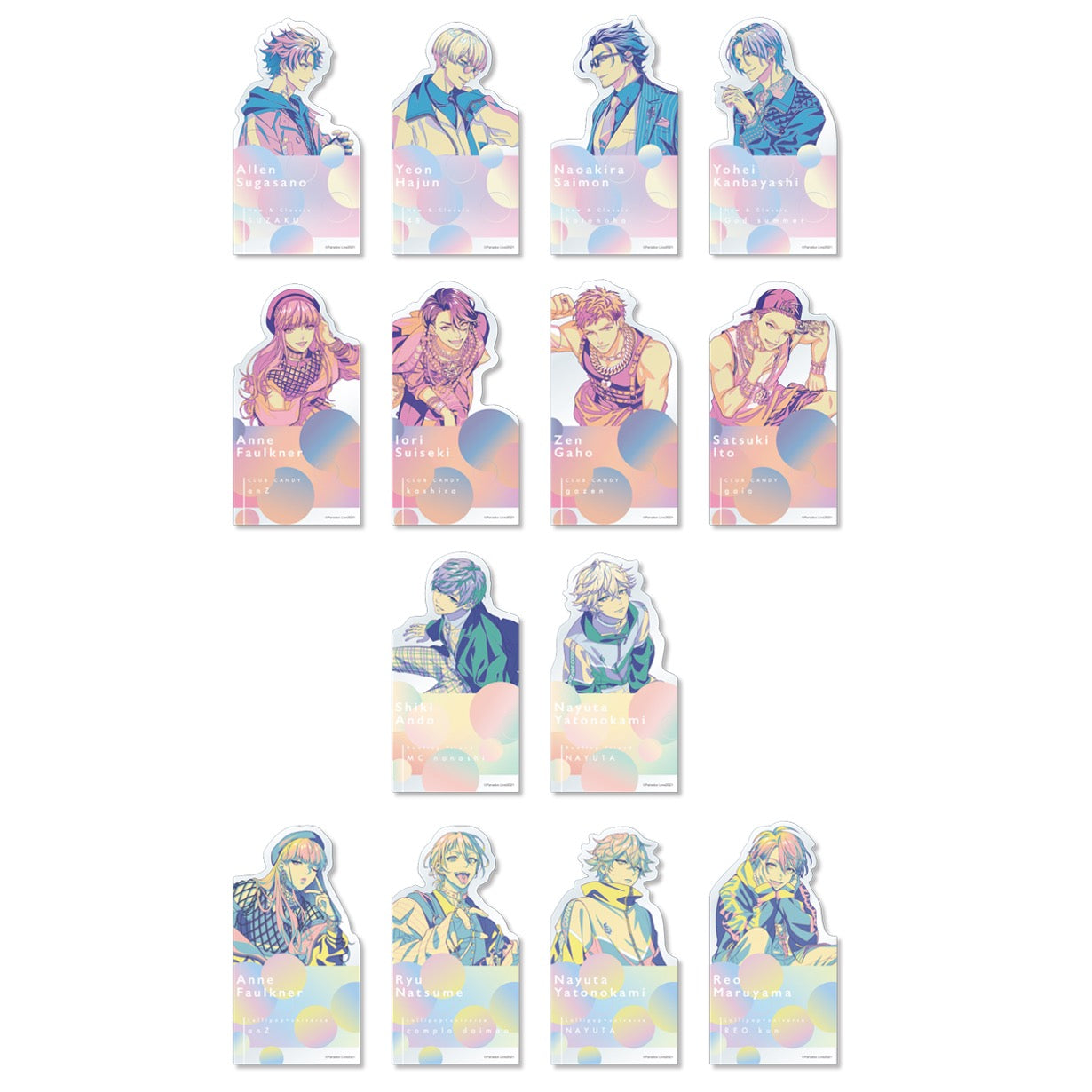 Paradox Live クリアしおりVer.2（ブラインド） – GCRESTORE ジーク