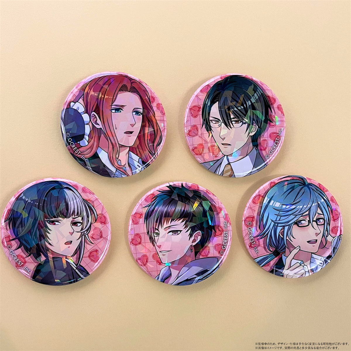 ボーイフレンド（仮） 丸型缶バッジVer.1（ブラインド） – GCRESTORE