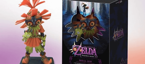 ゼルダの伝説 ムジュラの仮面 3D、スタルキッドのフィギュアなどが付属