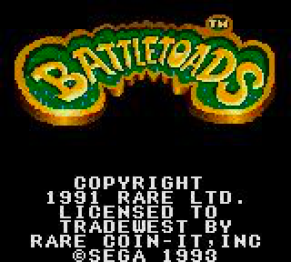 バトルトード - みんなのゲームギアレビュー