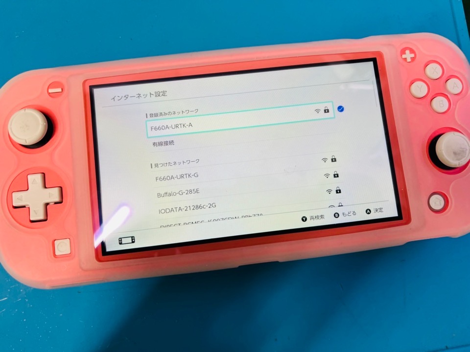Switch Lite 起動確認のみ保証期間内