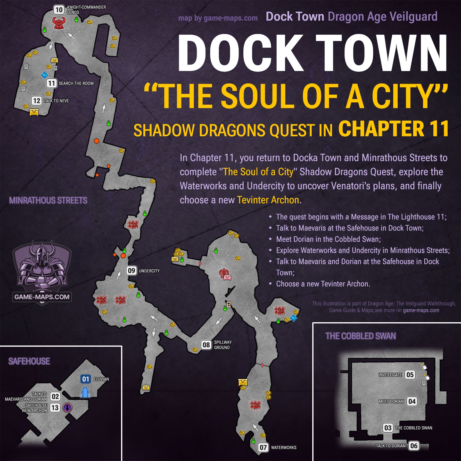 Dock Town Map: The Soul of a City | The Soul of a City | Dragon