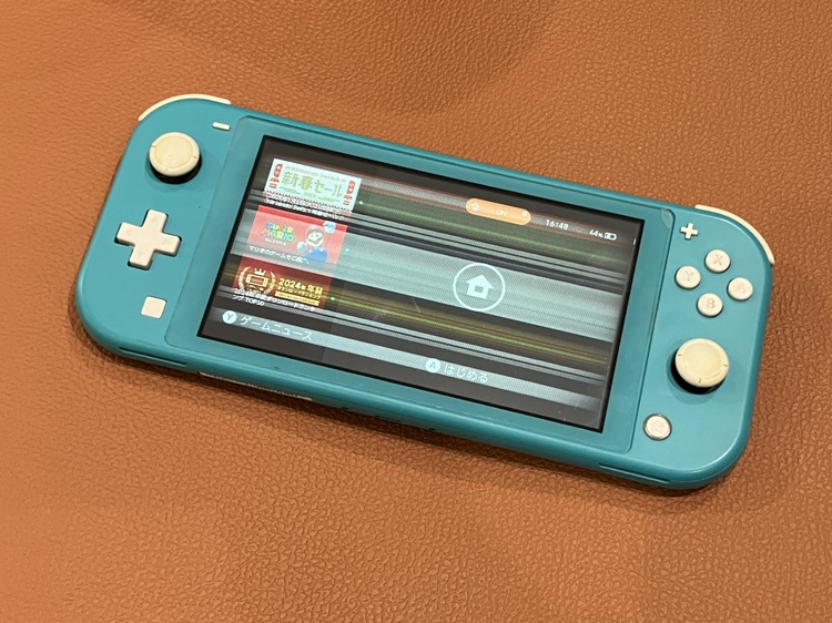 液晶不良が起こったNintendo Switch Lite（ニンテンドースイッチライト