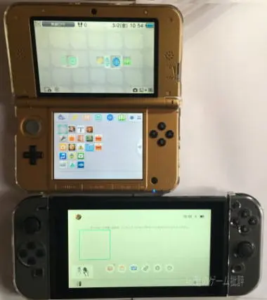 ニンテンドースイッチと3DSシリーズの本体サイズ比較