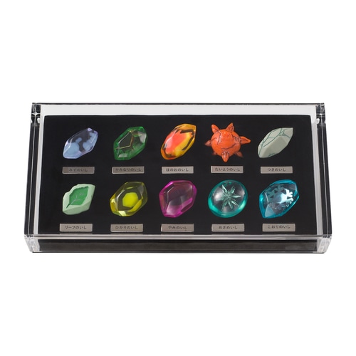 ポケモンを進化させるアイテム「進化のいし」がミニ標本になって登場