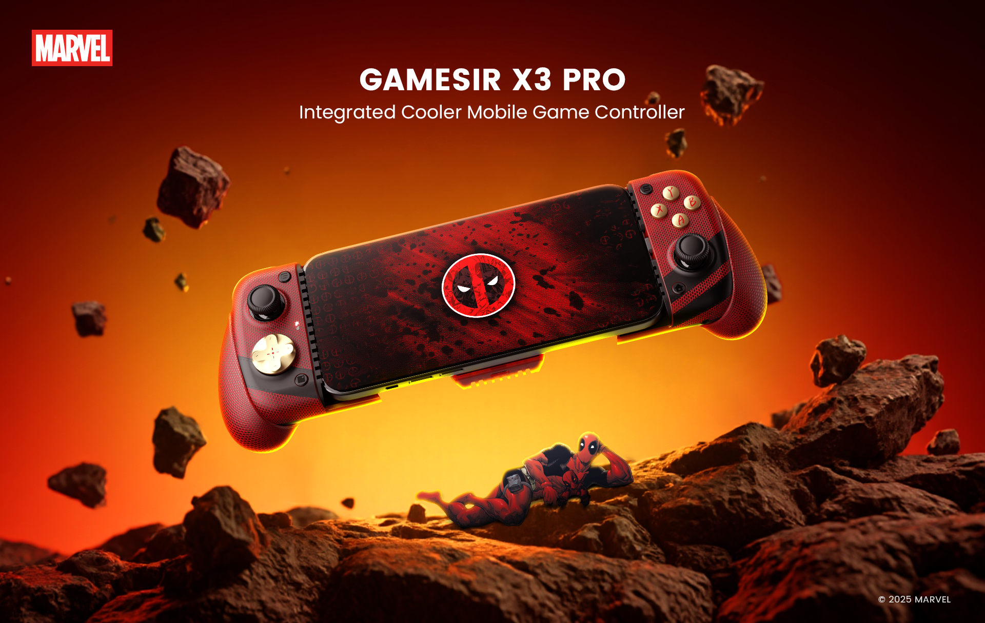 GameSir X3 Pro DeadPool Edition Mobile Gaming Controller