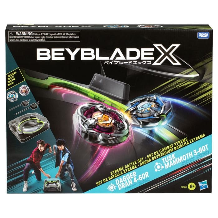 Beyblade X: Xtreme Battle Set - Dagger Dran 4-60R vs. Tusk Mammoth