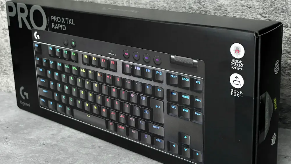 Logicool G PRO X TKL RAPIDを徹底レビュー｜王道ラピッドトリガー