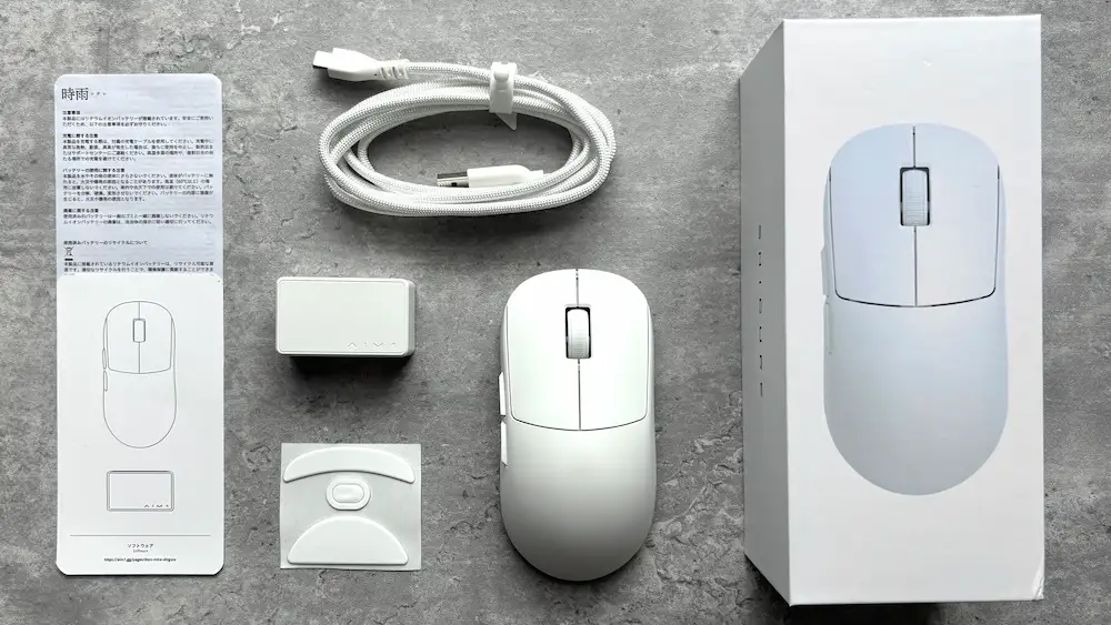 AIM1 時雨を徹底レビュー｜尻高で約45gの国産ゲーミングマウス