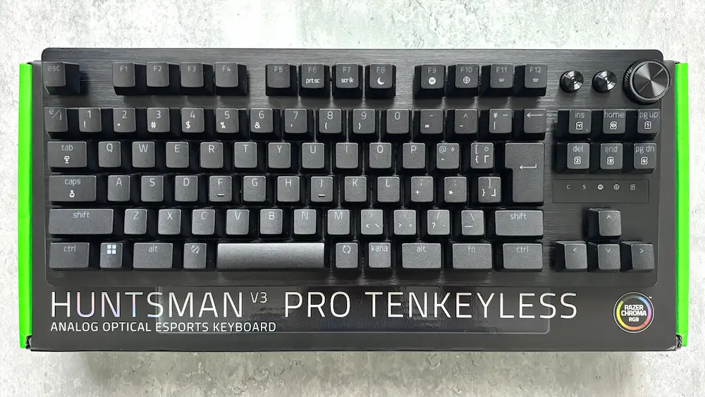 Razer Huntsman V3 Pro TKLを徹底レビュー｜ビジュ良しなラピッド