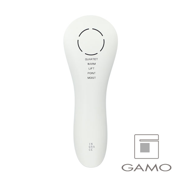 期間限定10％OFF】INGRACE pullquart 音波美顔器 マットホワイト | G