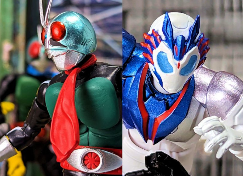 玩栗犬と、掌動-XX 仮面ライダー4 その1（仮面ライダー新1号＆バルカン