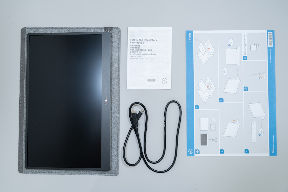 Dell P1424H 14インチポータブルモニターレビュー｜外でも中でも便利に