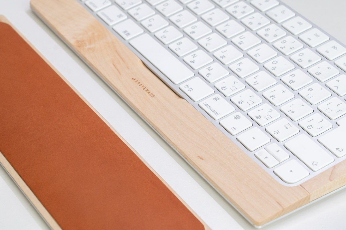 GROVEMADE キーボードトレイ&リストレストをレビュー｜デスクにある