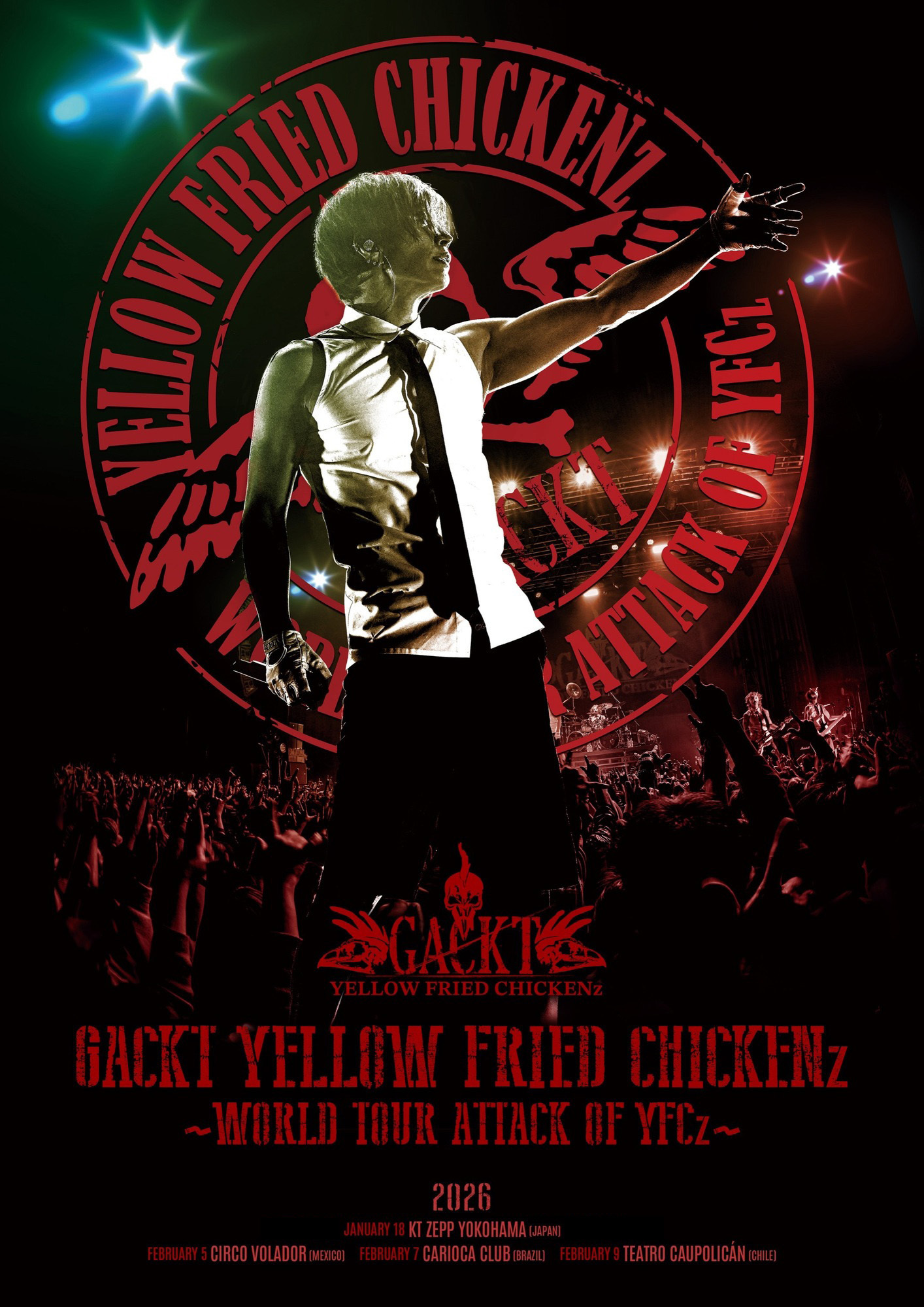 1Fスタンディングがソールドアウトに！「GACKT YELLOW FRIED CHICKENz