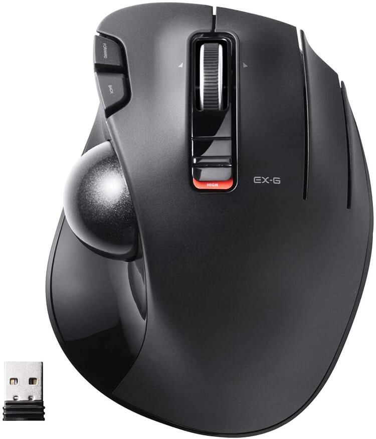 エレコム M-XT3DRBK レビュー】高機能で「使える」トラックボール