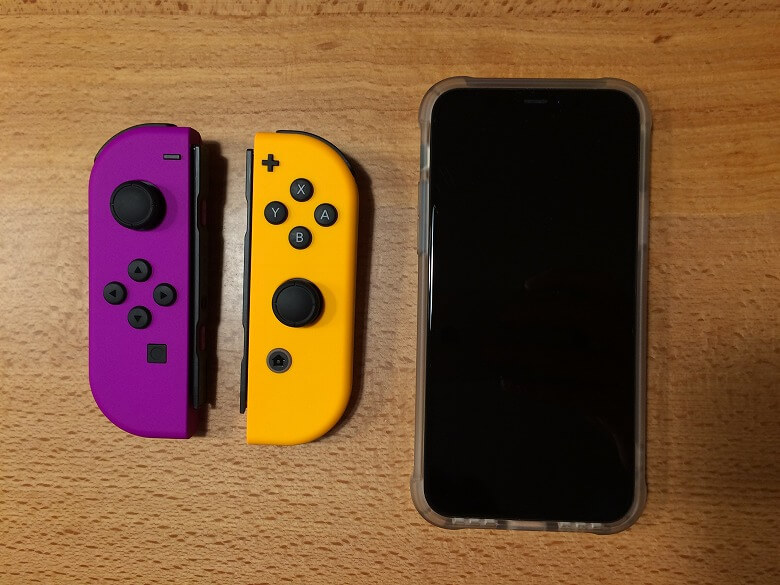 Joy-Con(L) ネオンパープル/(R) ネオンオレンジ レビュー】カラー
