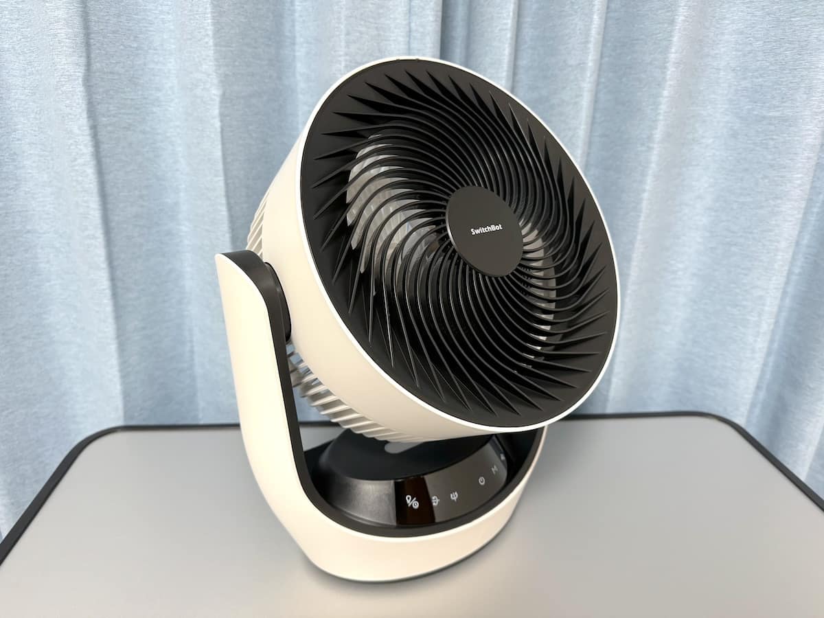 SwitchBot サーキュレーターをレビュー！内蔵バッテリーでどこでも使え