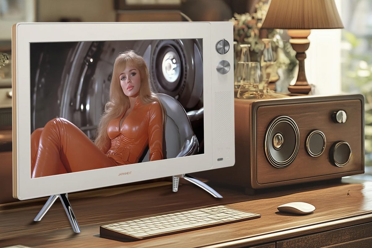 JAPANNEXT、昔懐かしブラウン管風ゲーミングモニター。ヨドバシ限定